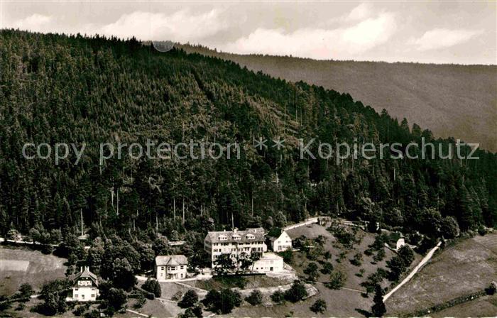 Baiersbronn Schwarzwald Erholungsheim Schoenblick Fliegeraufnahme