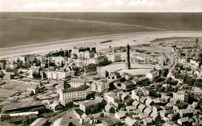 BORKUM Nordseebad Niedersachsen Fliegeraufnahme