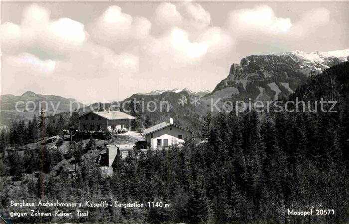 Kufstein Tirol Berghaus Aschenbrenner Kaiserlift Bergstation Zahmer Kaiser