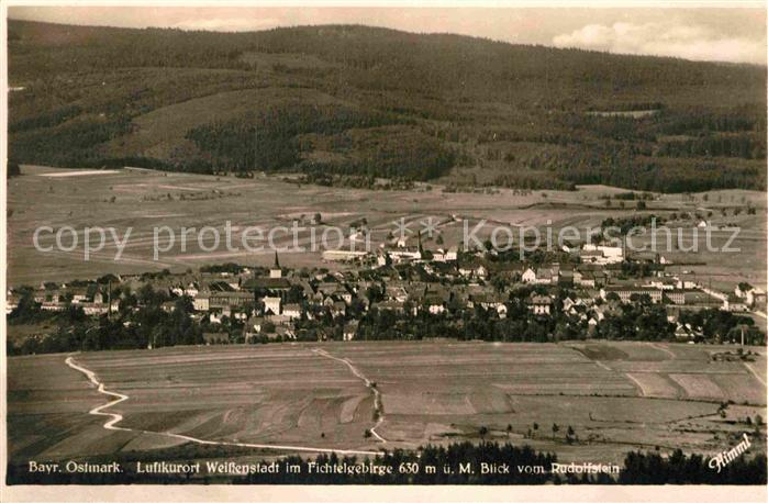 Weissenstadt Blick vom Rudolfstein