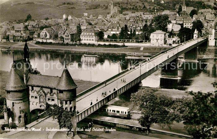 Traben-Trarbach Brueckenschenke Strassenbahn