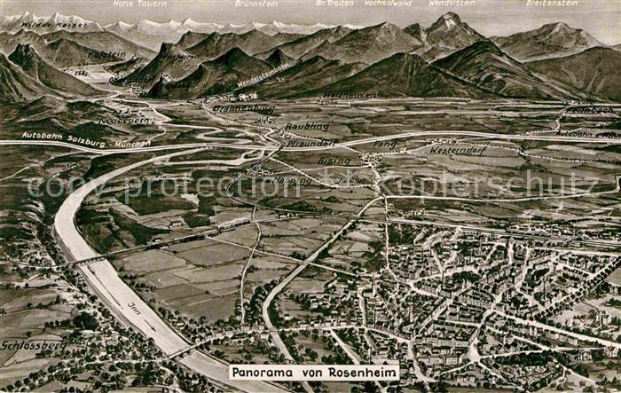 Rosenheim Bayern Panorama