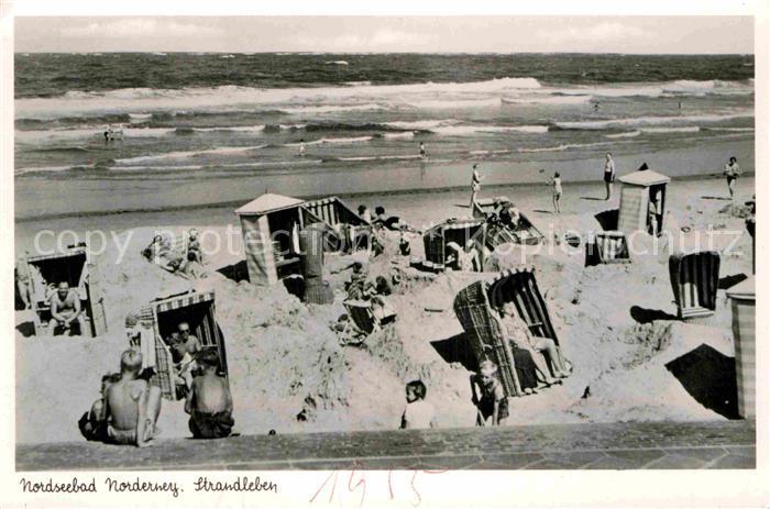 Norderney Nordseebad Strandleben