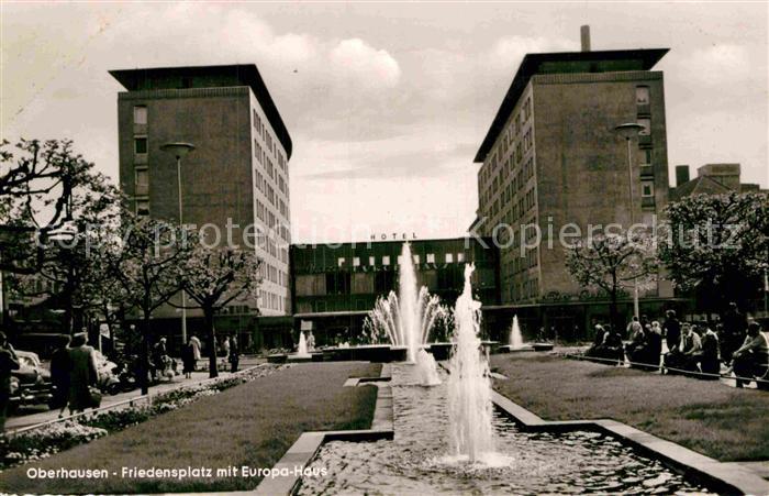 Oberhausen Friedensplatz Europa-Haus