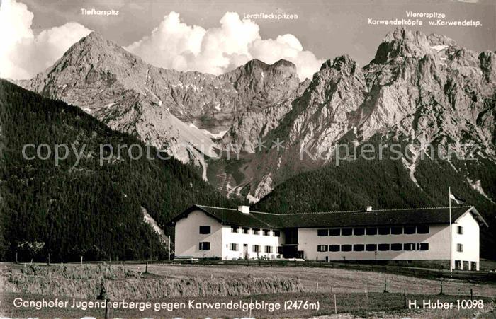 Mittenwald Bayern Ganghofer Jugendherberge Karwendelgebirge