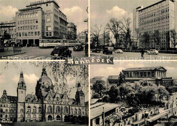 HANNOVER CITY Am Kroepcke Contihochhaus Rathaus