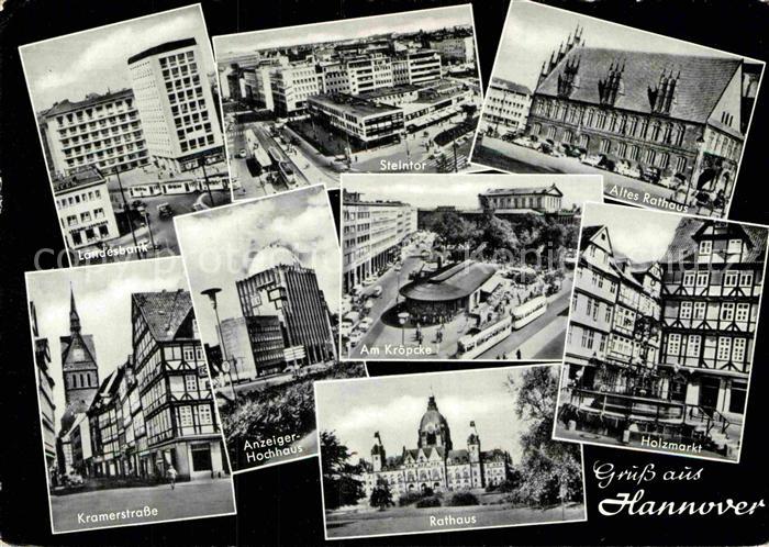 HANNOVER  CITY Kramerstrasse Anzeiger-Hochhaus Landesbank