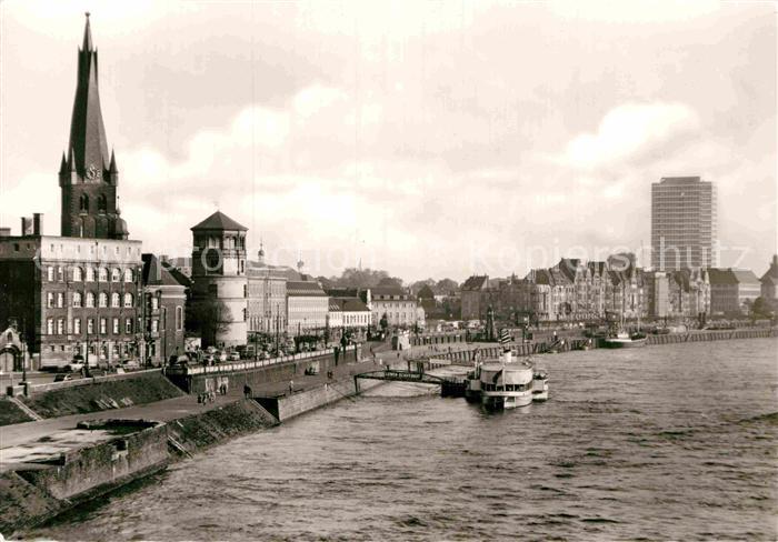 Duesseldorf Rheinufer