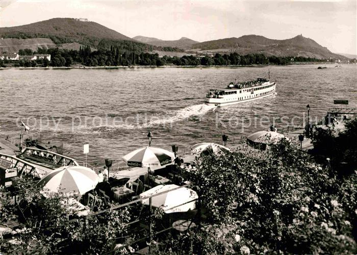 Bad Godesberg Dampferanlegestelle Petersberg Drachenfels