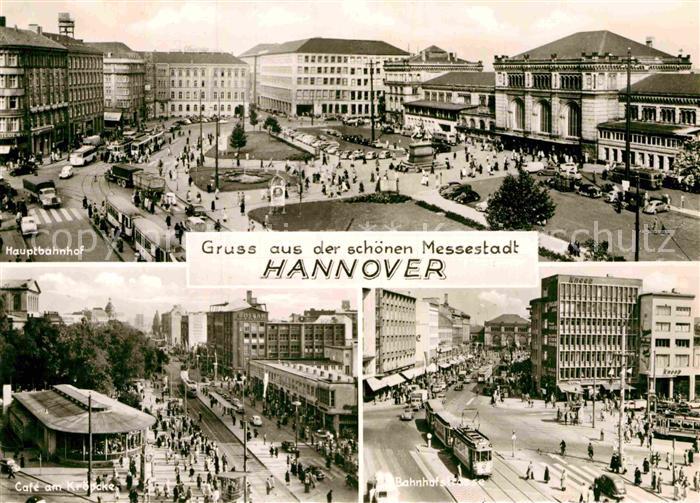 HANNOVER  CITY Hauptbahnhof Cafe am Kroepcke Bahnhofstrasse