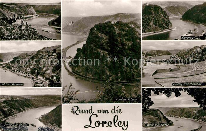 Loreley Lorelei Freilichtbuehne Burg Katz St. Goarshausen