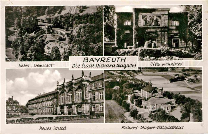 Bayreuth Schloss Eremitage Villa Wahnfried Richard-Wagner-Festspielhuas