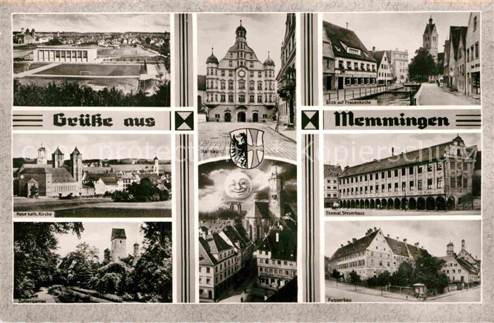 Memmingen Bayern Fuggerbau Steuerhaus Rathaus Frauenkirche