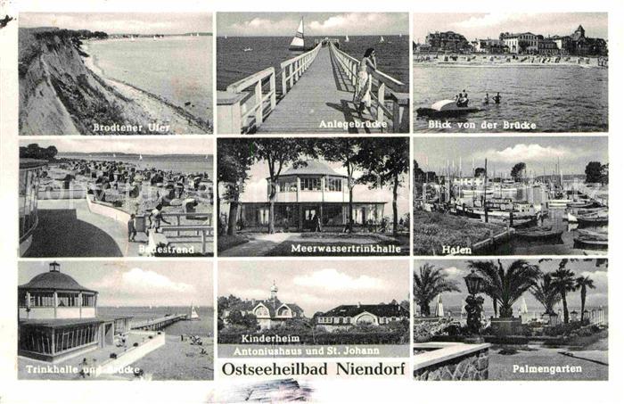 Niendorf Ostseebad Badestrand Kinderheim Antoniushaus Meerwassertrinkhalle