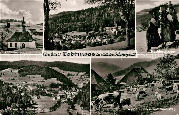 Todtmoos Kapelle Trachtengruppe Weidauftrieb Scheibenfelsen
