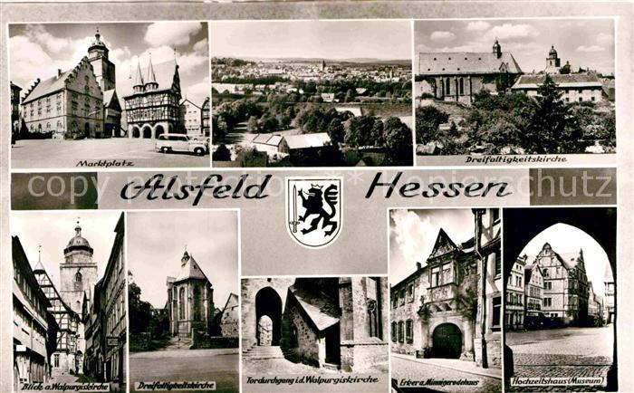 Alsfeld Marktplatz Dreifaltigkeitskirche Hochzeitshaus