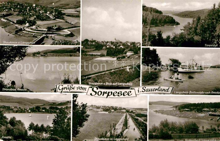 Sorpesee Sauerland Saudamm Langscheid Amecke