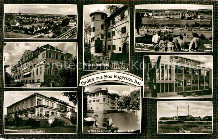 Bad Rappenau Kraichgau-Sanatorium Soleschwimmbad Saline Kurhotel