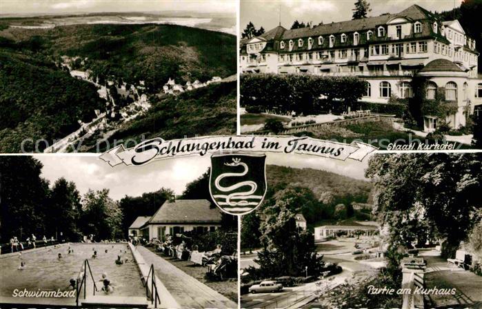 Schlangenbad Taunus Kurhotel Schwimmbad Kurhaus