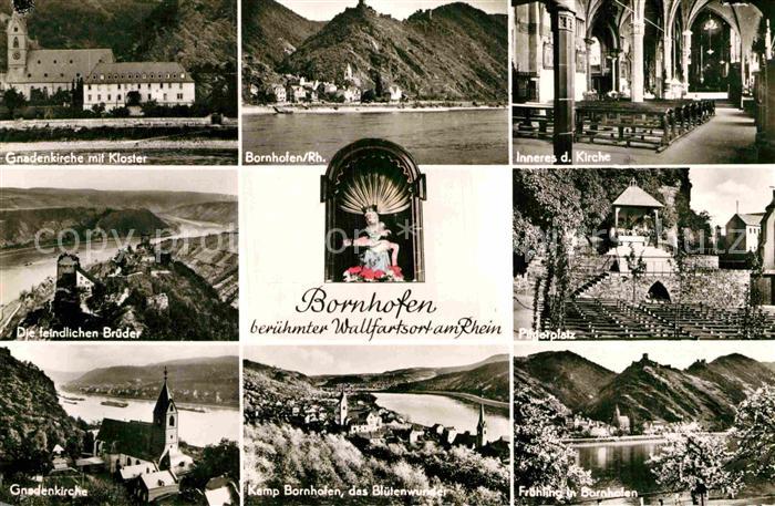 Bornhofen Kamp Gnadenkirche Kloster Pilgerplatz