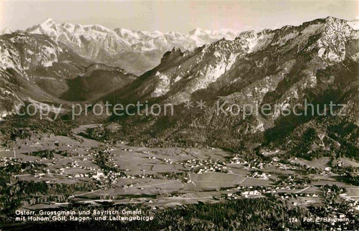 Grossgmain Bayrisch Gmain Hoher Goell Hagen- und Lattengebirge