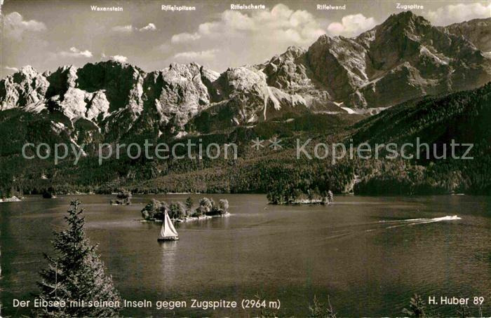 Eibsee Zugspitze Foto-H.-Huber-Nr. 89