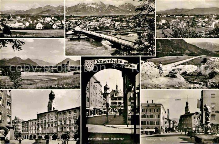 Rosenheim Bayern Max-Josef-Platz Westerndorf Ludwigs-Platz