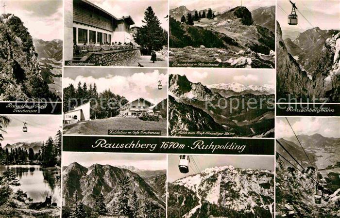 Ruhpolding Rauschberg Seilbahn Rauschberghaus Hoerndlwand