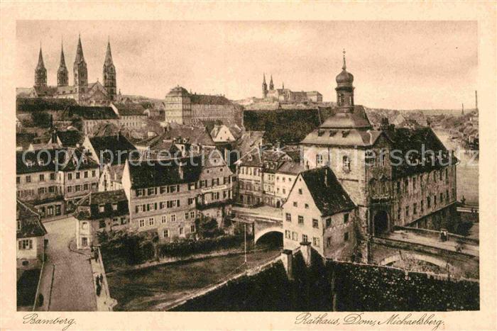 Bamberg Rathaus Dom Michaelsberg