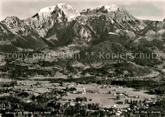 Schoenau Koenigssee Hoher Goell Brett Foto-L.-Ammon-Nr. 244