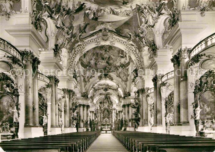 Zwiefalten Wuerttemberg Muenster Kirchenschiff