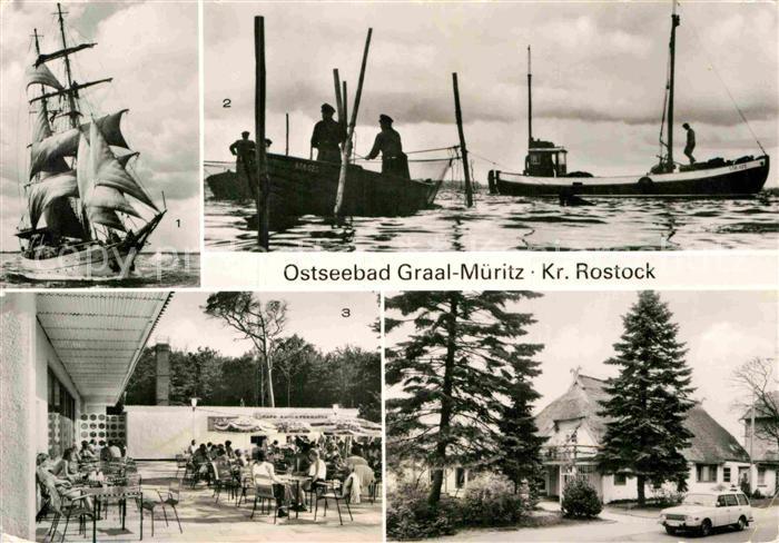 Graal-Mueritz Ostseebad Segelschulschiff Wilhelm Pieck Am Bodden Broiler-Gaststa