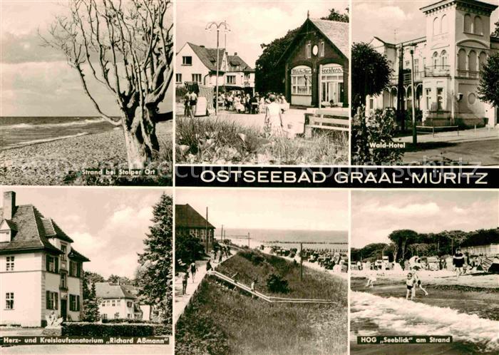 Graal-Mueritz Ostseebad Herz- und Kreislaufsanatorium Richard Assmann Wald-Hotel