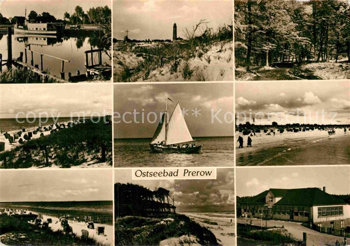 Prerow Ostseebad Segelboot Strand