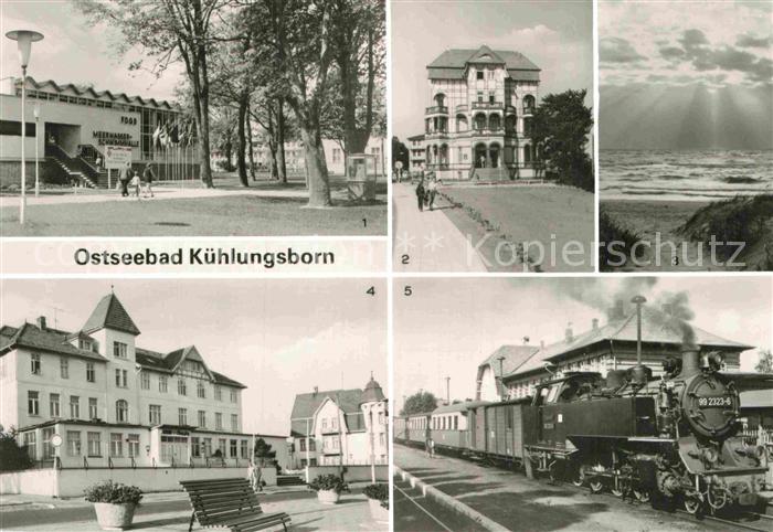 Kuehlungsborn Ostseebad Meerwasserschwimmhalle Erholungsheim Schloss am Meer Caf