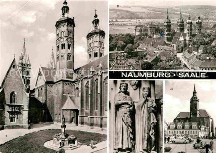 Naumburg Saale Dom Uta und Ekkehard Wenzelskirche Markt