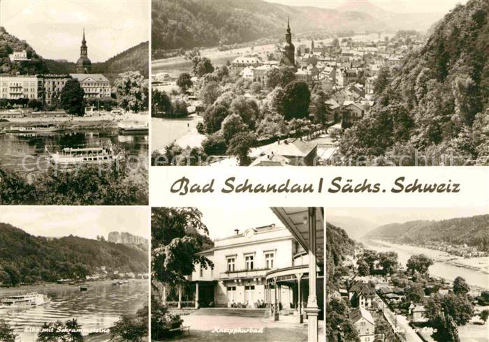 Bad Schandau Elbe Schrammsteine Kneippkurbad