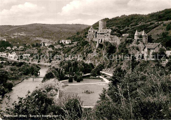 Heimbach Eifel Burg Stadtgarten