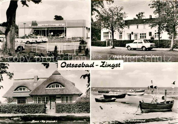 Zingst Ostseebad Kaufhalle Erholungsheim Zum Anker Haus Up Friwach Fischerstrand