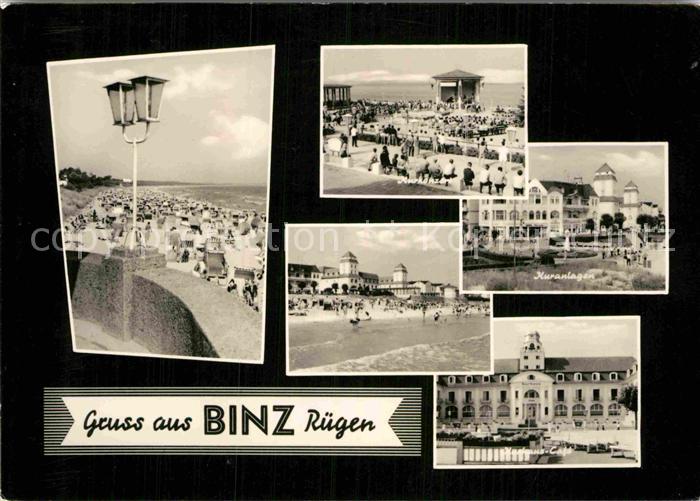 Binz Ruegen Kuranlagen Kurhaus-Cafe Kurkonzert