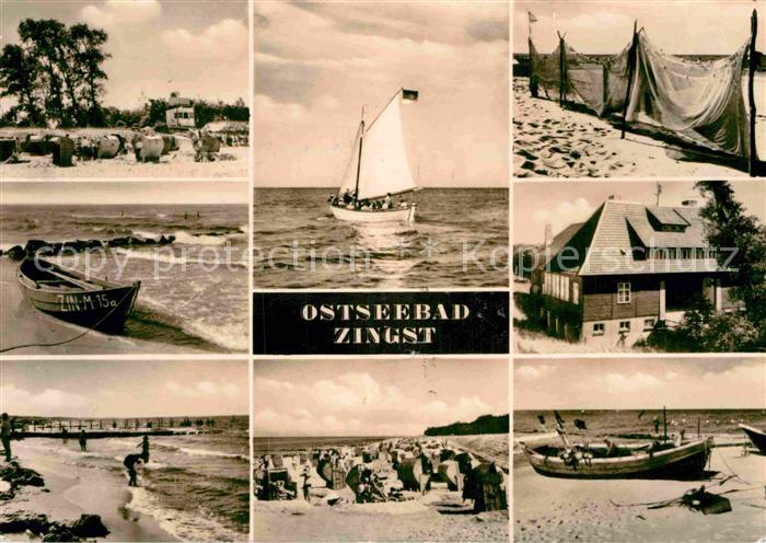 Zingst Ostseebad Segelboot Strand