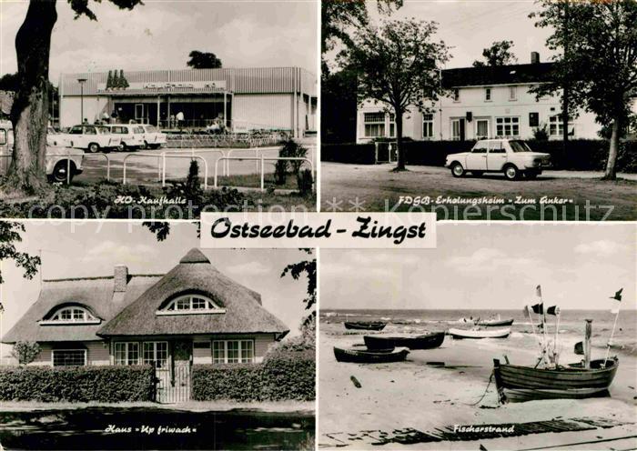 Zingst Ostseebad Erholungsheim Zum Anker Kaufhalle Fischerstrand Haus Up Friwach