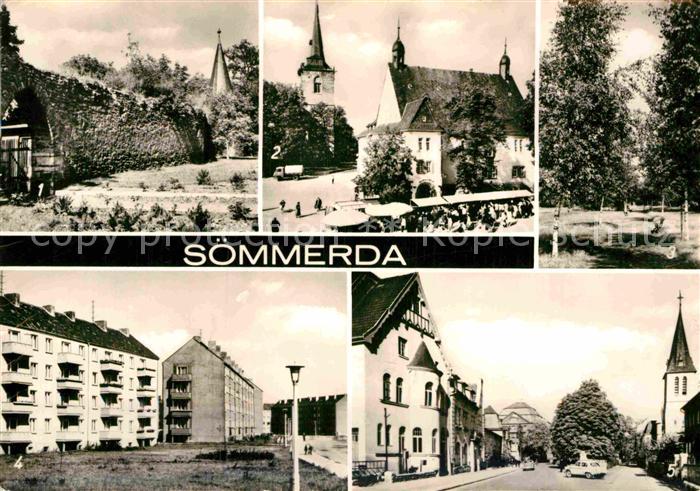 Soemmerda Rathaus Weissenseer Strasse Stadtpark Strasse des Friedens
