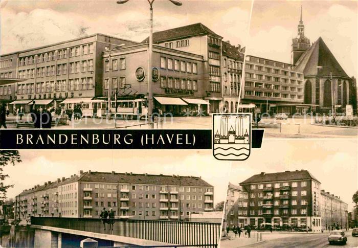 Brandenburg Havel Warenhaus Friedensbruecke Otto-Nuschke-Strasse