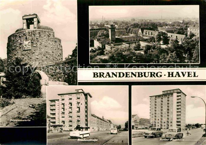 Brandenburg Havel Friedenstrasse Neues Hochhaus Friedenswarte