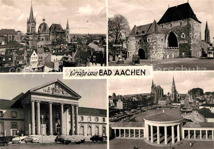 Bad Aachen Dom Ponttor Kurhaus Elisenbrunnen