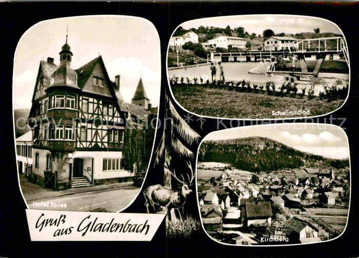 Gladenbach Hessen Hotel Spies Schwimmbad Kirchberg