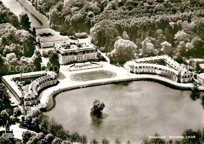 Benrath Schloss Fliegeraufnahme