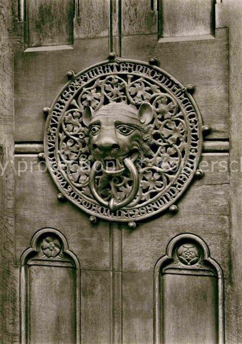 HAMBURG  CITY St. Petri-Kirche Tuerklopfer