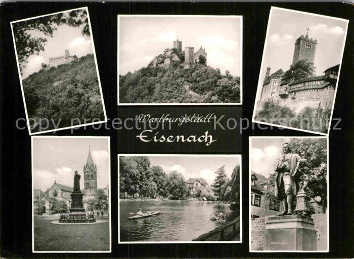 Eisenach Thueringen Johann-Sebastian-Bach-Denkmal